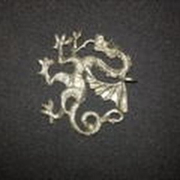 Sterling Silver Asian Dragon Pendant - Picture 3 of 16